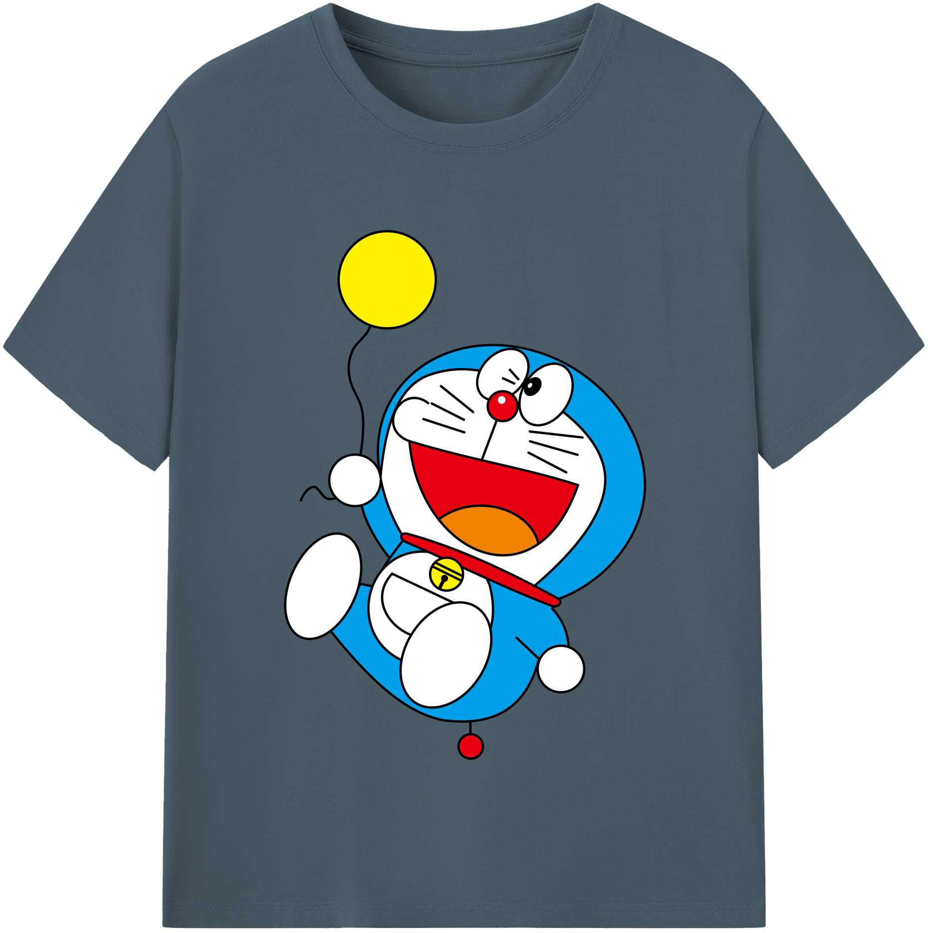 （画像用） ドラえもん Doraemon 綿100％半袖Tシャツ（フロントプリント）